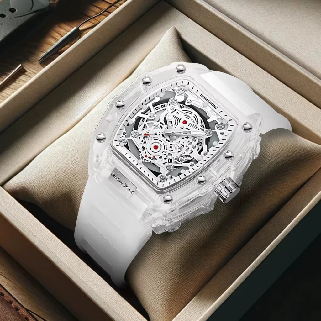 ساعة KIMSDUN الفاخرة – تحفة تجمع بين الحداثة والهندسة الدقيقة، مصممة خصيصًا لتلائم ذوق الرجل  العصري.