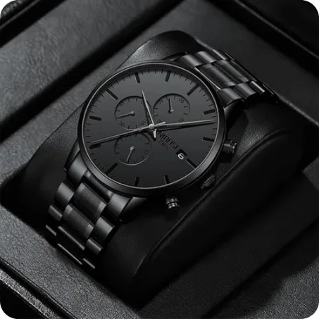 ساعة  رجالي تناظرية