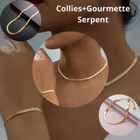 سلسلة العنق مع إسوارة اليد