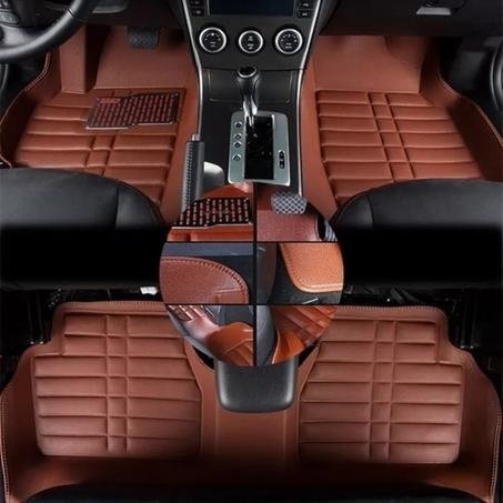 Tapis de sol de voiture 3D semi-cuire