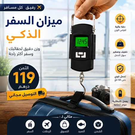 ميزان السفر الذكي