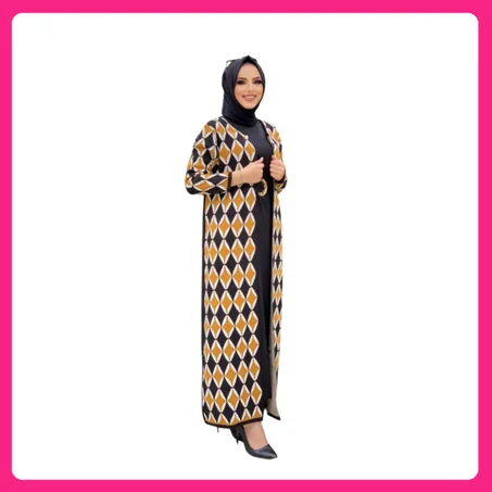 عباية راقية تجمع بين الأناقة العصرية والفخامة التقليدية