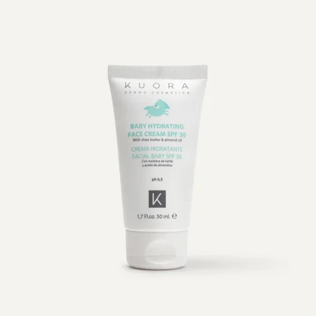CREME HYDRATANTE VISAGE POUR BEBES SPF 30 AU BEURRE DE KARITE ET A L HUILE D AMANDE 50 ML