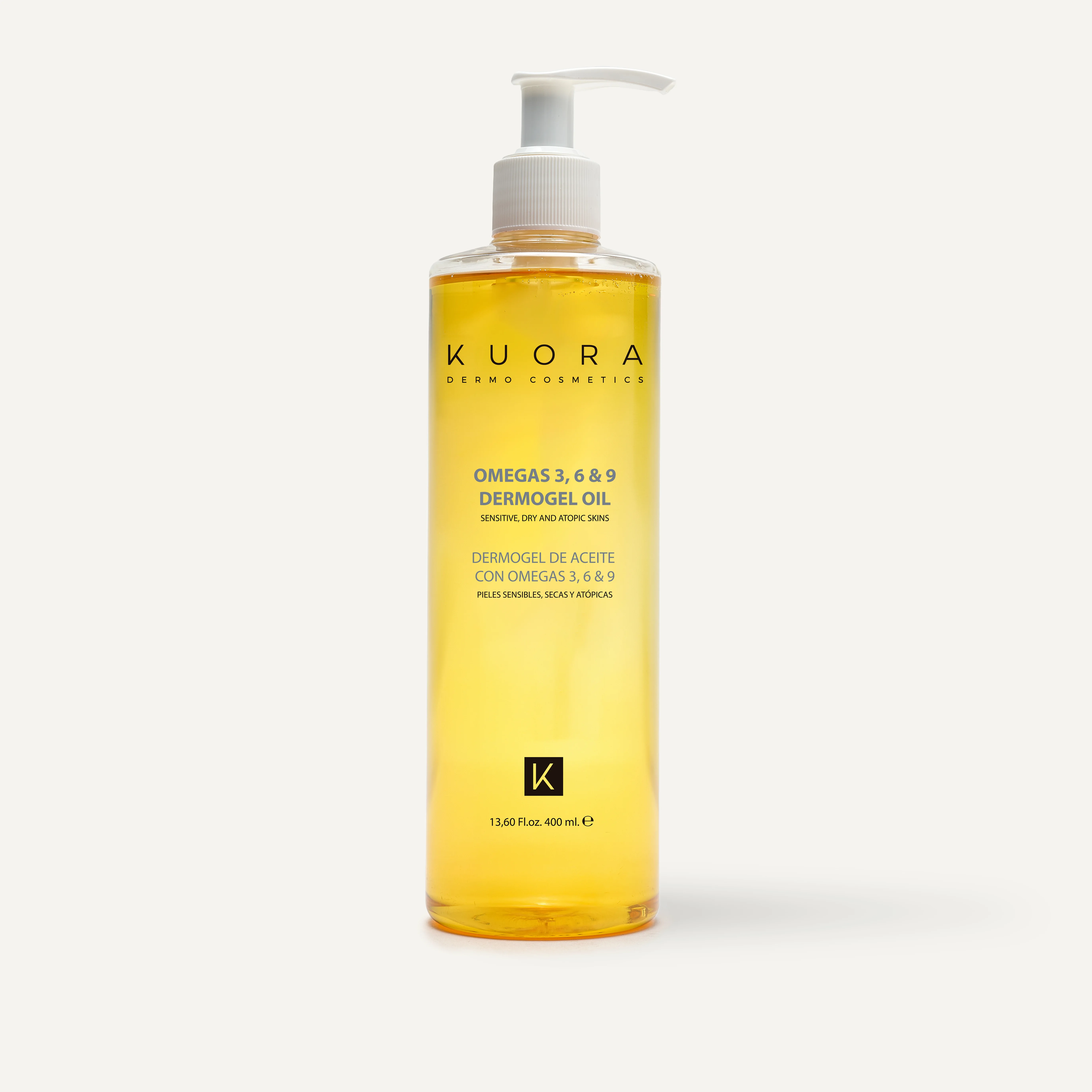 DERMO-GEL À L'HUILE OMEGA 3, 6 & 9  400ML