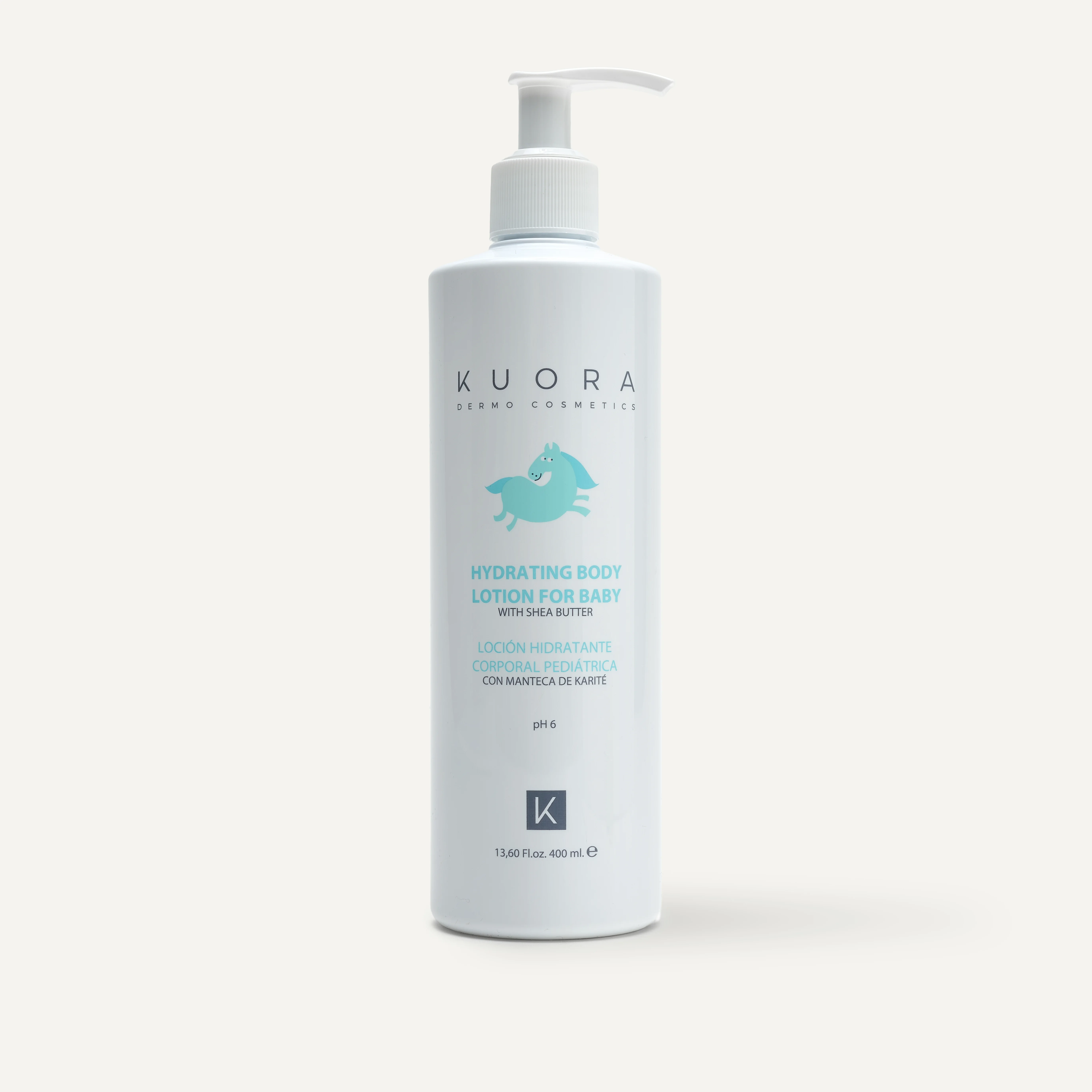 KUORA LOTION HYDRATANTE CORPS POUR BEBES AU BEURRE DE KARITE 400 ML