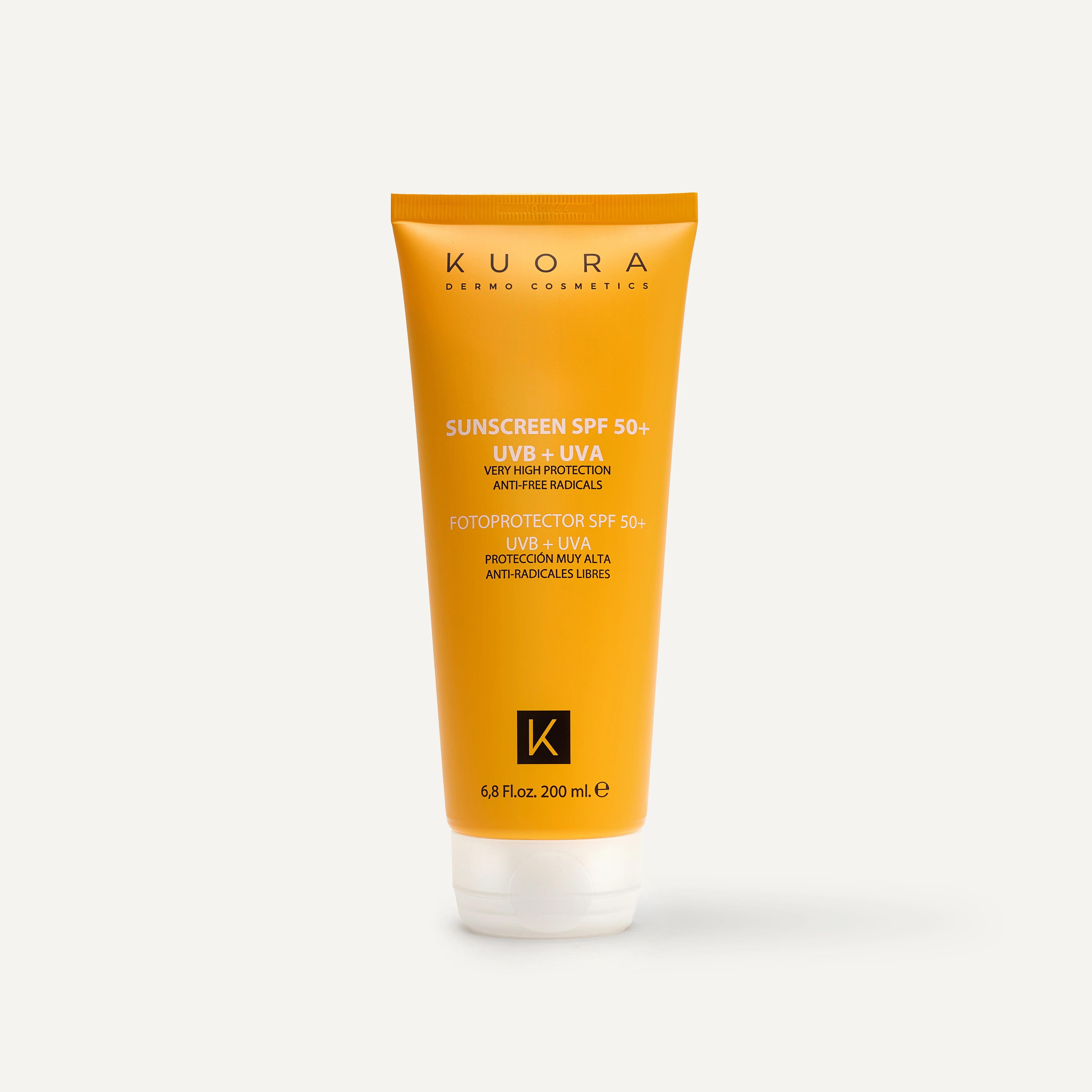 ECRAN SOLAIRE UVA + UVB SPF 50+ 200ML