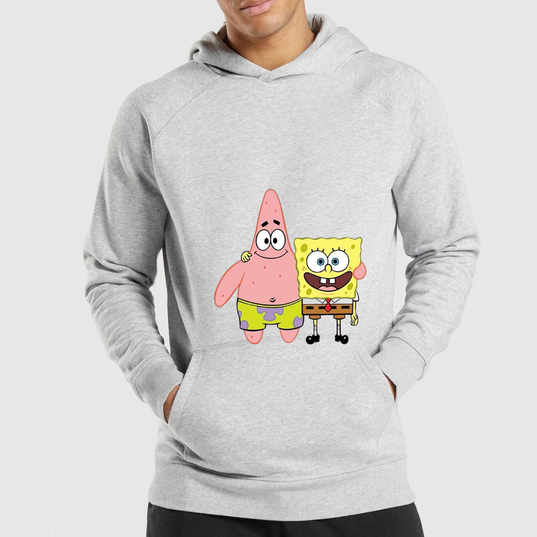 Hoodie with SpongeBOB and Patrick