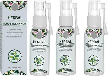 3× HERBAL HEMORRHOIDS SPRAY