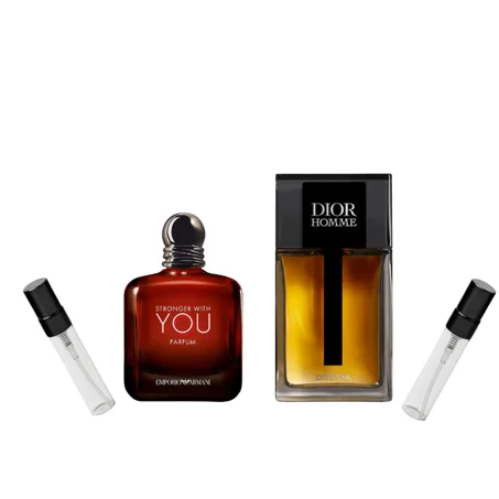 Stronger With You Parfum + Dior Homme Intense