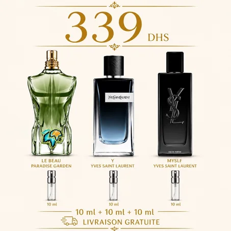10 ML paradise garden + 10 ML y ysl + 10 ML myself