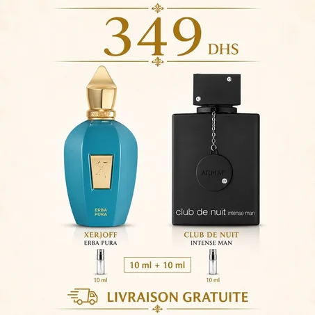 10 ML erba pura + 10 ML club de nuit