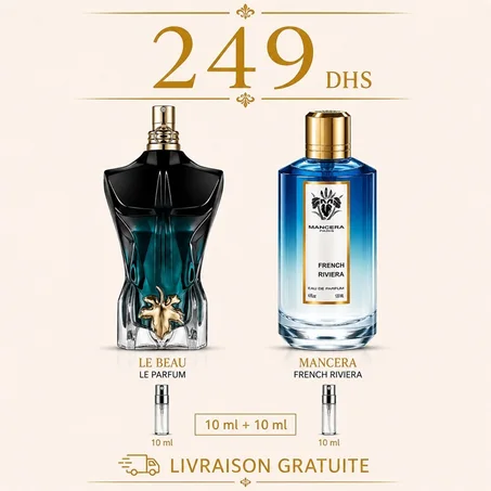 10 ML le beau le parfum + 10 ML french riviera