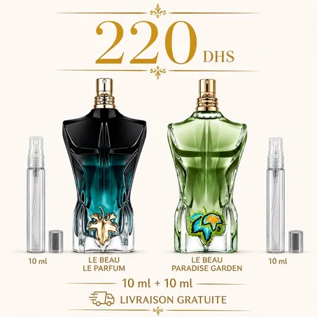 10 ML le beau le parfum + 10 ML paradise garden