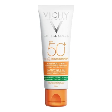 VICHY CAPITAL SOLEIL MATIFIANT 3 EN 1 SPF 50+