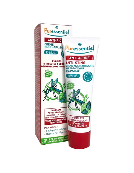 PURESSENTIEL ANTI-PIQUE CREME MULTI-APAISANTE BEBE 30ML