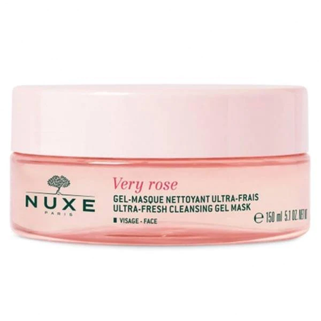NUXE VERY ROSE GEL-MASQUE NETTOYANT ULTRA-FRAIS VISAGE POT 150ML