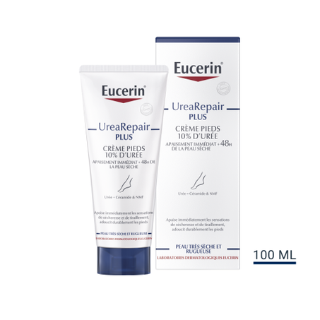 EUCERIN UREA REPAIR PLUS CREME PIEDS 10% D'UREE 100ML