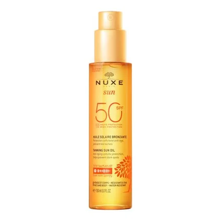 NUXE SUN HUILE SOLAIRE BRONZANTE VISAGE ET CORPS SPF50 150 ML