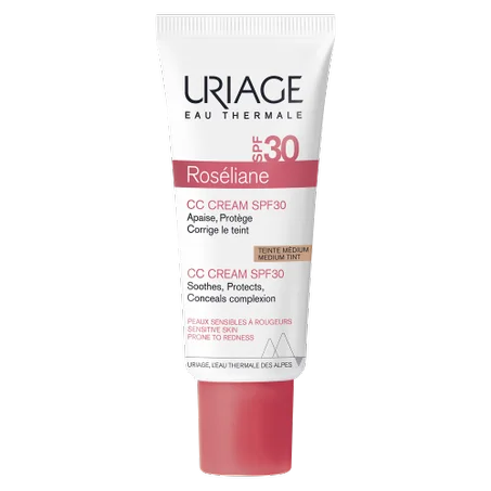 URIAGE ROSÉLIANE CC CREAM SPF30 TEINTE MÉDIUM 40 ML