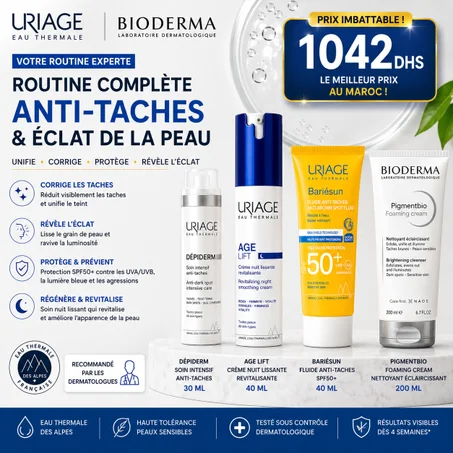 Pack Uriage Dépiderm & Age Lift Routine Anti-Taches