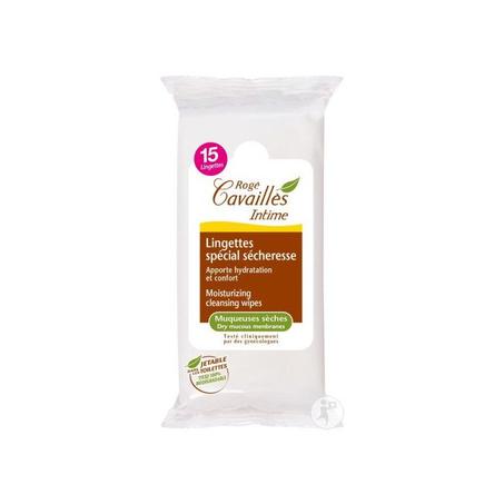 ROGE CAVAILLES LINGETTES INTIME SPECIAL SECHRESSE 15 UNITES