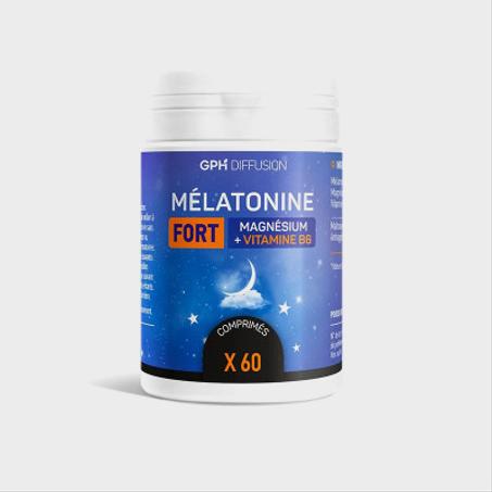 GPH MELATONINE FORT MAGNÉSIUM VIT B6 60 COMPRIMES