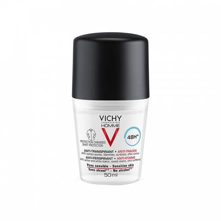 VICHY DEODORANT BILLE ANTI-TRACES 48H HOMME 50ML