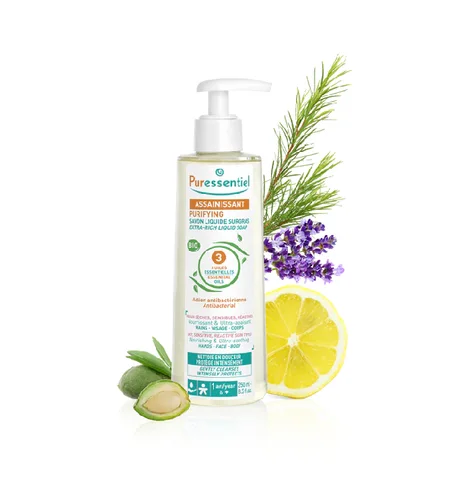 PURESSENTIEL ASSAINISSANT SAVON LIQUIDE SURGRAS 250ML