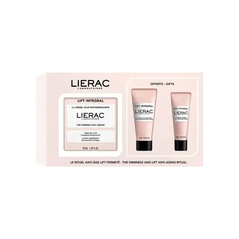 LIERAC PACK LIFT INTEGRAL CREME JOUR RAFFERMISSANTE 50ML + SERUM TENSEUR 10ML + CREME NUIT 15ML