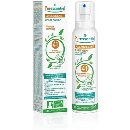 PURESSENTIEL ASSAINISSANT SPRAY AERIEN 41 HUILES ESSENTIELLES 200ML