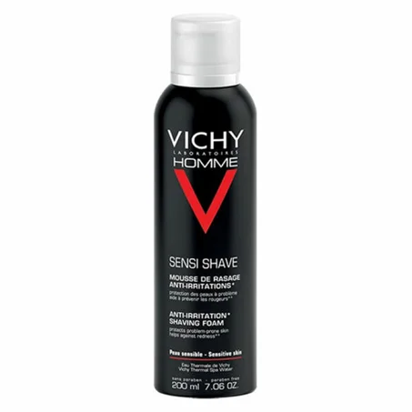 VICHY HOMME MOUSSE À RASER ANTI-IRRITATIONS PEAU SENSIBLE 200ML