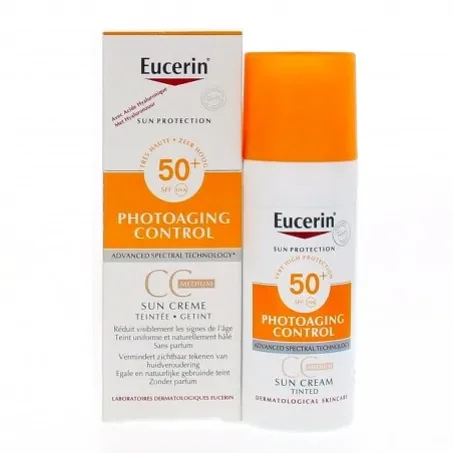 EUCERIN SUN PROTECTION CC CRÉME MÉDIUM SPF50+ 50 ML