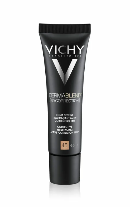 VICHY DERMABLEND FOND DE TEINT CORRECTION 3D SPF25 PEAU GRASSE ACNÉIQUE 45 OPAL 30ML