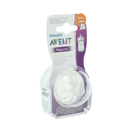 AVENT NATURAL TÉTINE +6M  2 PIÈCES