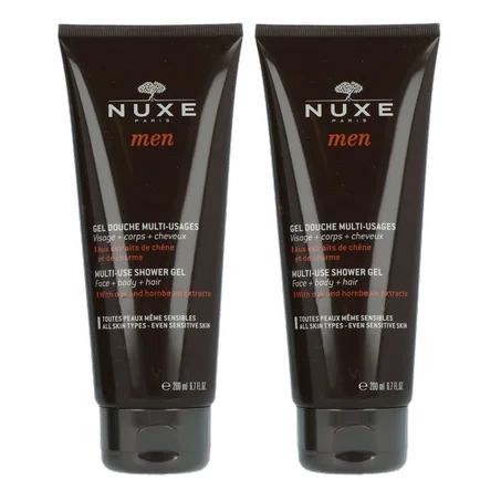 NUXE MEN GEL DOUCHE MULTI-USAGES DUO  2 X 200 ML PROMO