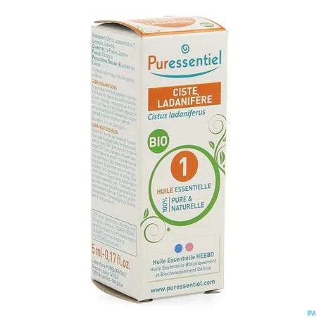 PURESSENTIEL HUILE ESSENTIELLE CISTE LADANIFERE 5ML