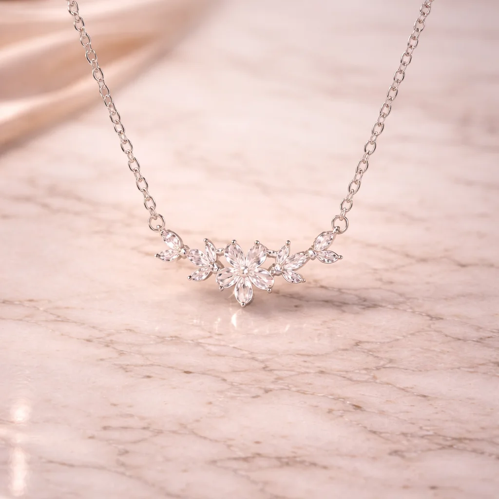 Bloom – Collier Élégant en Acier Inoxydable| Mimissa Gallery