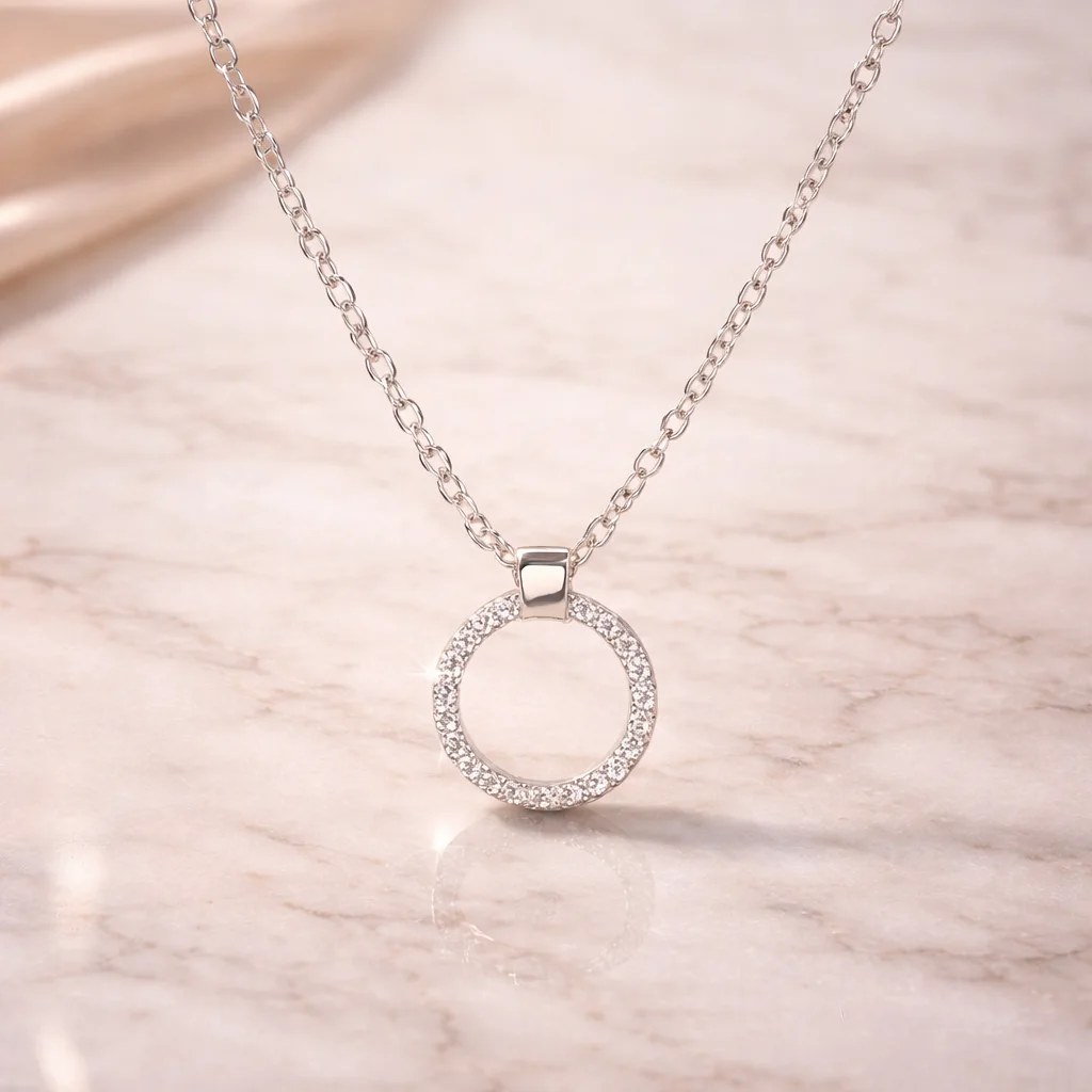 Halo – Collier Élégant en Acier Inoxydable| Mimissa Gallery