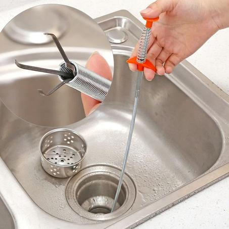 Déboucheur évier à pince