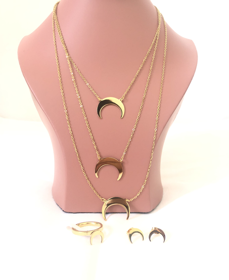 Collier croissant de lune