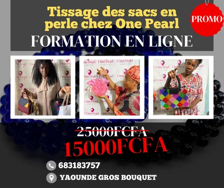 Formation en ligne de tissage des sacs en perles