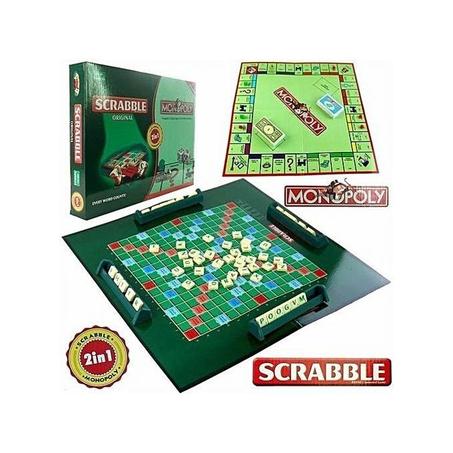 2en 1 scrabble et monopoly