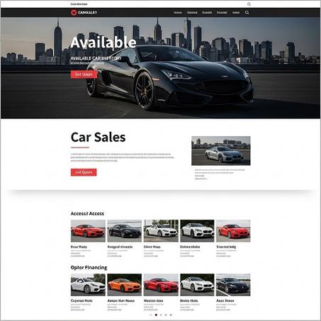 Car sales company  two language