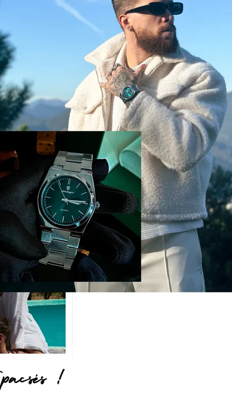 Montre de Luxe POEDAGAR pour homme.