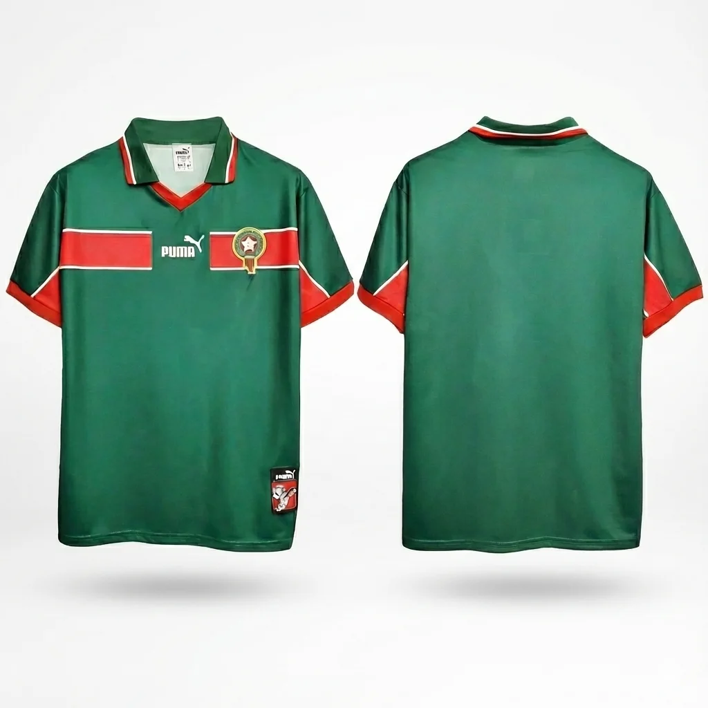 Maillot du Maroc Vert – Coupe du Monde 1998