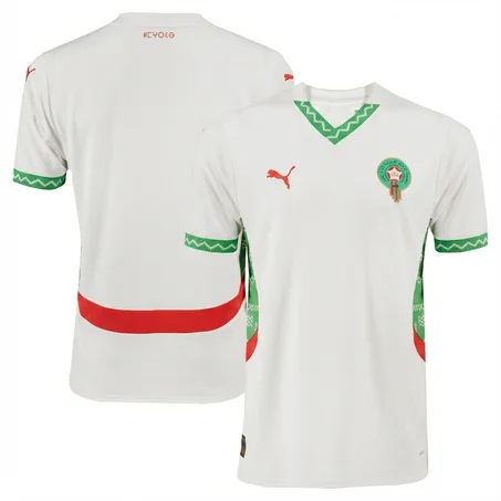 Maillot de l'équipe du Maroc 2025 Blanc
