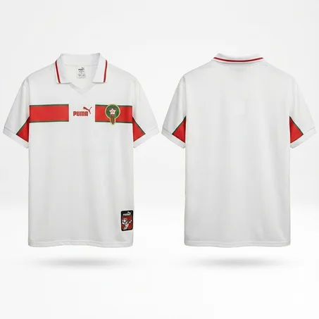 Maillot du Maroc Blanc – Coupe du Monde 1998