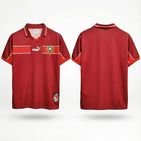 Maillot du Maroc Rouge – Coupe du Monde 1998