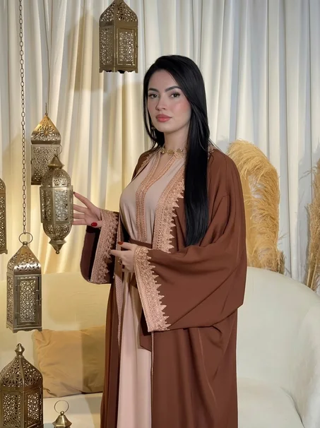 قفطان مغربي فاخر - أناقة أصيلة بلمسة عصرية