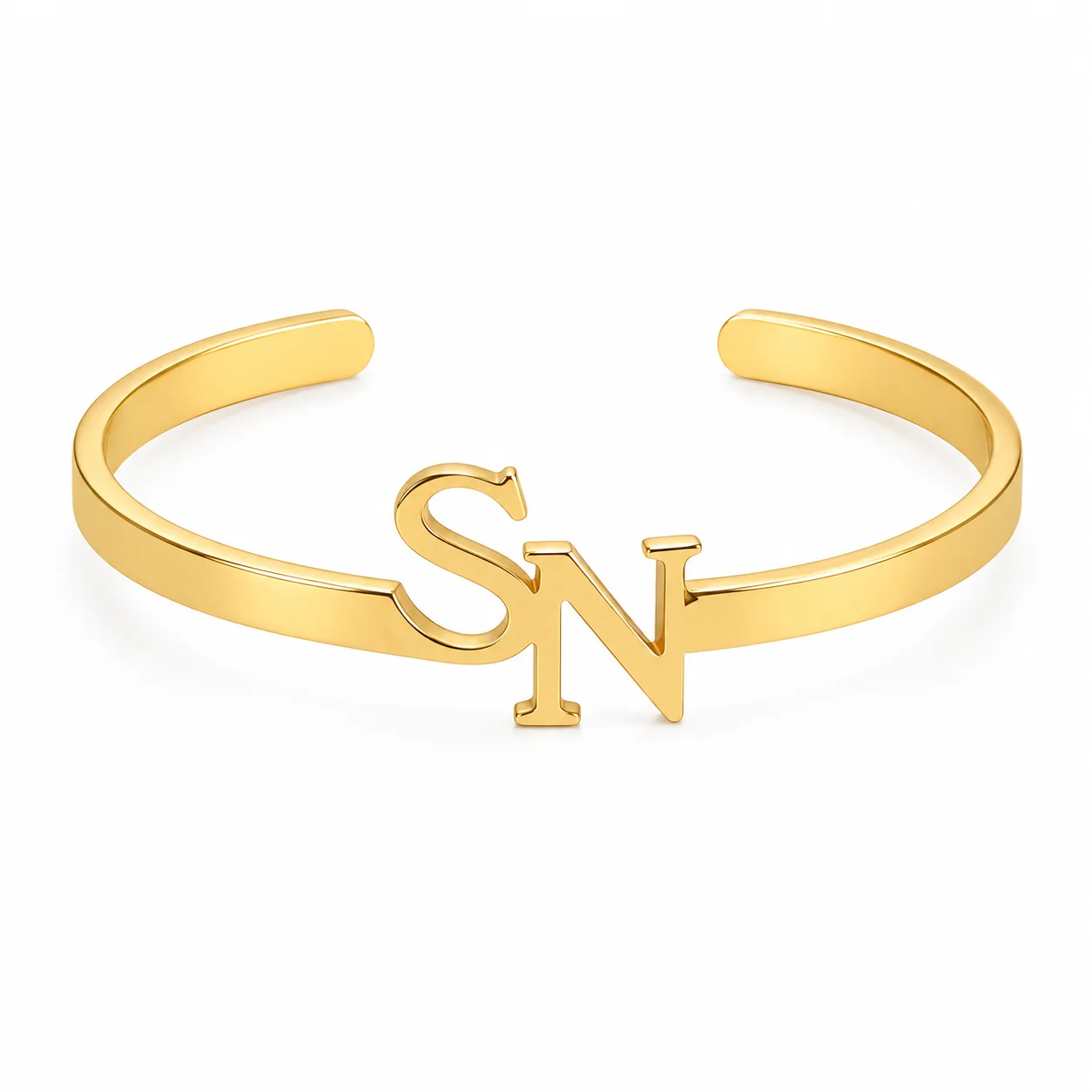 إسورة الكف بالحروف المتداخلة |  Interlocking Initials Palm Bracelet